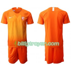 Billige Fotballdrakter Nederland Barn Hjemmedraktsett 2019 Kortermet